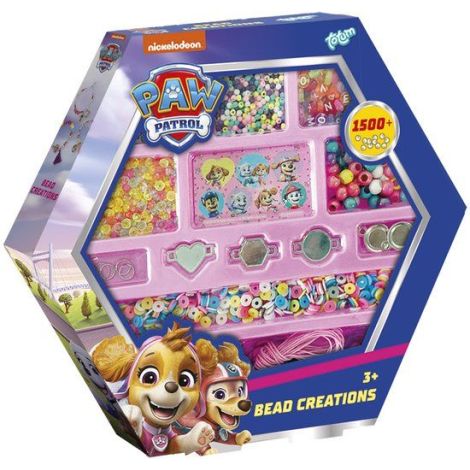 Set creativ DIY, cu margele, Creatii colorate si bratari cool, Paw Patrol, Patrula Catelusilor - poza 1
