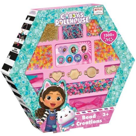 Set creativ DIY cu margele cu tematica Gabby Dollhouse - poza 1