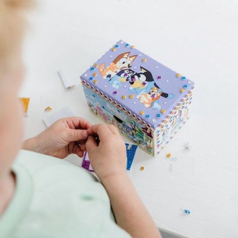 Set creativ DIY Decoreaza propria cutie de bijuterii, Bluey - poza 4