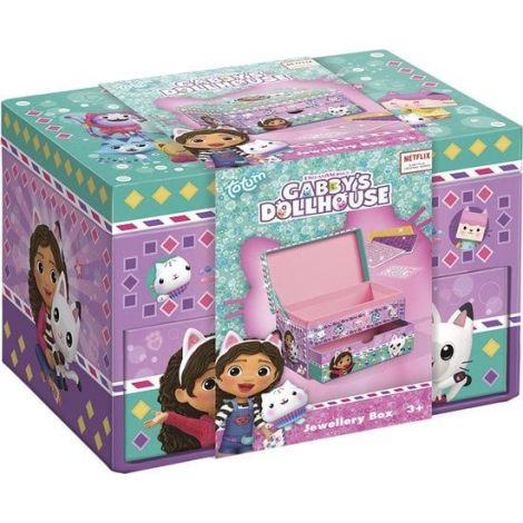 Set creativ DIY Decoreaza propria cutie de bijuterii Gabby s Dollhouse - poza 1
