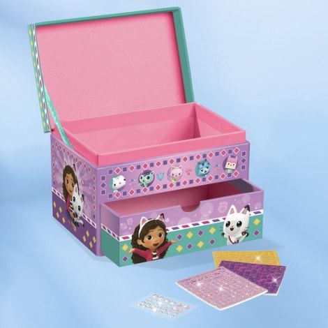 Set creativ DIY Decoreaza propria cutie de bijuterii Gabby s Dollhouse - poza 4