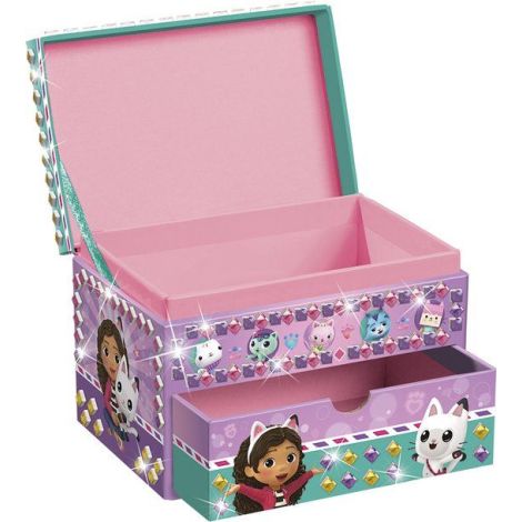 Set creativ DIY Decoreaza propria cutie de bijuterii Gabby s Dollhouse - poza 5