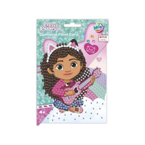 Set creativ DIY, Felicitare diamond paint, Gabby s Dollhouse - poza 1
