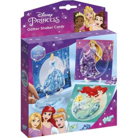 Set creativ DIY, felicitari cu slipici Disney Princess - poza 1