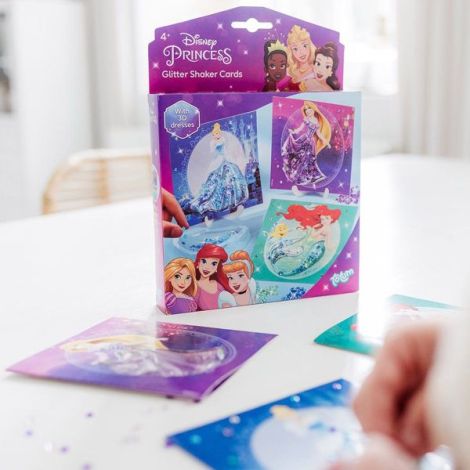 Set creativ DIY, felicitari cu slipici Disney Princess - poza 2