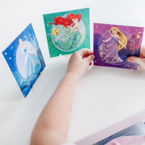 Set creativ DIY, felicitari cu slipici Disney Princess - poza 4