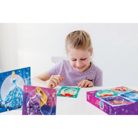 Set creativ DIY, felicitari cu slipici Disney Princess - poza 5