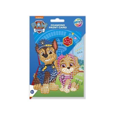 Set creativ DIY, Felicitari diamond paint, Paw Patrol, Patrula Catelusilor