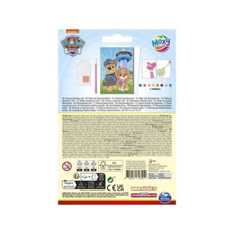 Set creativ DIY, Felicitari diamond paint, Paw Patrol, Patrula Catelusilor - poza 2
