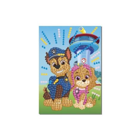 Set creativ DIY, Felicitari diamond paint, Paw Patrol, Patrula Catelusilor - poza 4
