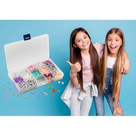 Set creativ DIY in cutie, 13 modele de margele de insirat - poza 4