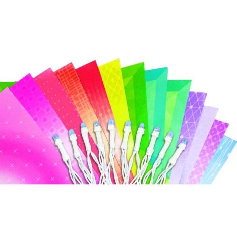 Set creativ DIY - Luminite cu flori origami - poza 3