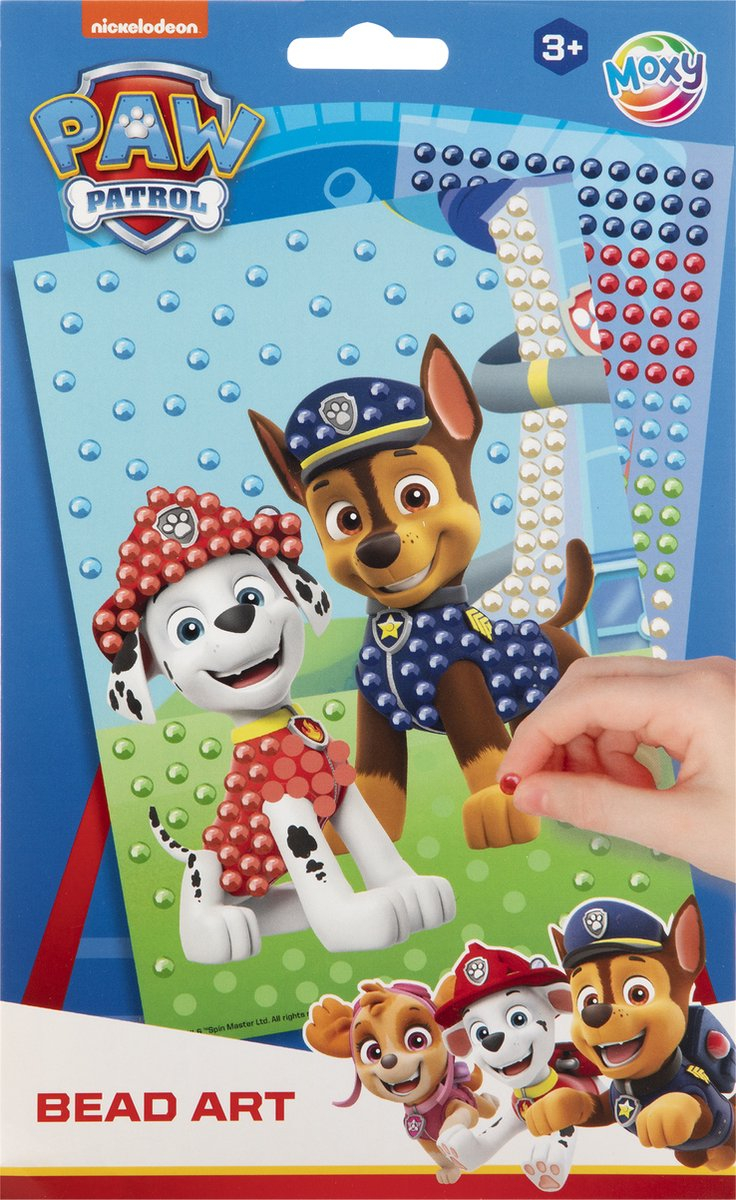 Set creativ DIY, Mozaic cu margele, Paw Patrol Bead Art