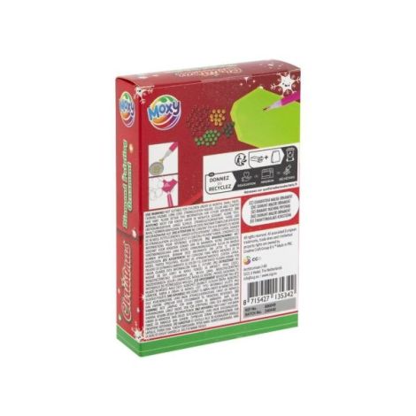 Set creativ DIY, Ornamente de Craciun, Dimaond painting, Stea - poza 2