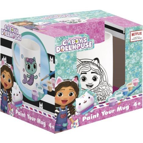 Set creativ DIY, Picteaza canuta cu Gabby Dollhouse - poza 1
