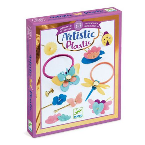 Set creativ Djeco, accesorii pentru par - poza 3