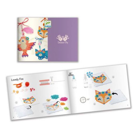 Set creativ Djeco, animale din margele - poza 2