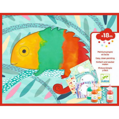 Set creativ Djeco, Bebe apasă și pictează - poza 1