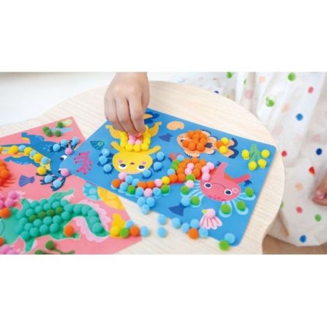 Set creativ Everyday Craft Pom Pom - confectioneaza un Axolotl - poza 3