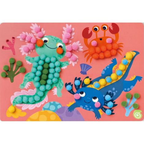 Set creativ Everyday Craft Pom Pom - confectioneaza un Axolotl - poza 5