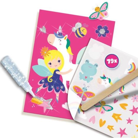 Set creativ - Felicitari prin transfer metalic - poza 3