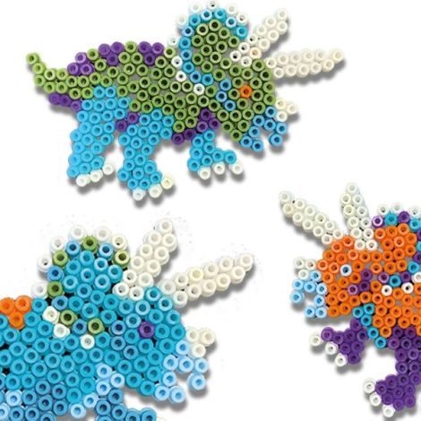 Set creativ Green Beedz – Margele de calcat Triceraptos - poza 3