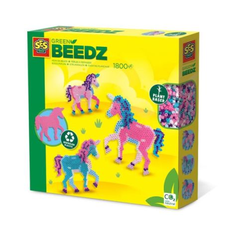 Set creativ Green Beedz – Margele de calcat Unicorn - poza 1