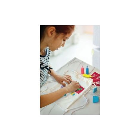 Set creativ - Imprimare cu sabloane pentru textile - poza 3