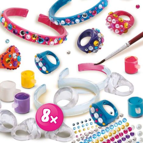 Set creativ - Inele si bratari cu diamante - poza 4