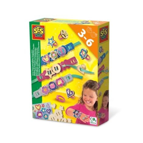 Set creativ - Inele si bratari cu sclipici - poza 1