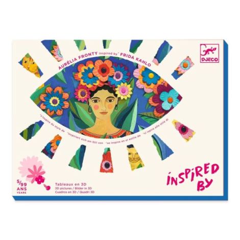 Set creativ Inspired by Frida Kahlo, Djeco - poza 1