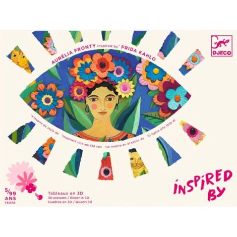 Set creativ Inspired by Frida Kahlo, Djeco - poza 5