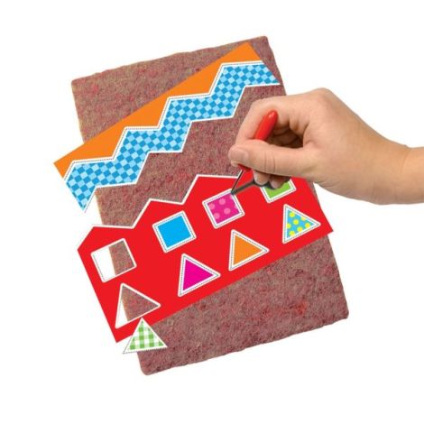 Set creativ - Invat sa tai, sa perforez si sa creez mozaicuri - poza 3