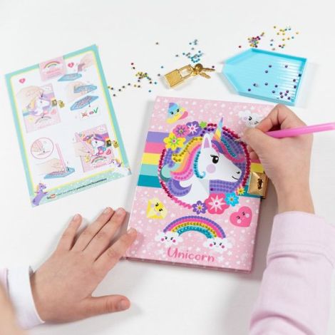 Set creativ Jurnalul meu cu unicorni si diamante - poza 3