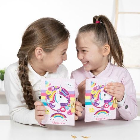 Set creativ Jurnalul meu cu unicorni si diamante - poza 4