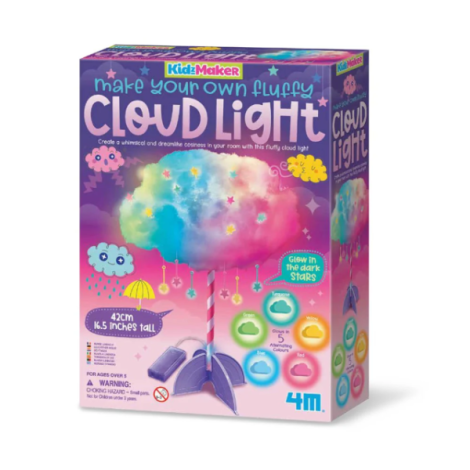 Set creativ - Lampa nor pufoasa DIY - KidzMaker - poza 1