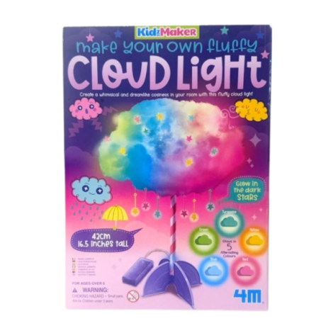 Set creativ - Lampa nor pufoasa DIY - KidzMaker - poza 3