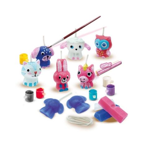 Set creativ - Lumanari animale vesele - poza 2
