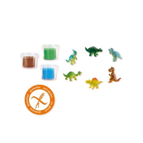 Set creativ - Lumea dinozaurilor din plastilina (geanta tematica) - poza 3