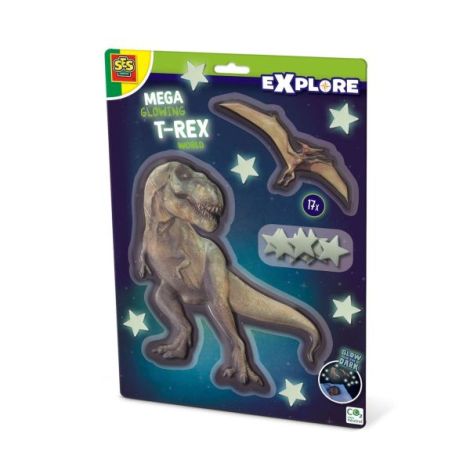 Set creativ - Lumea lui T-rex mega stralucitoare - poza 1