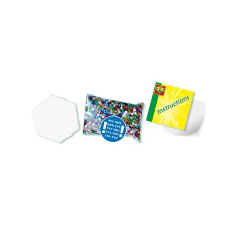 Set creativ - Margele de calcat cu Lumea dinozaurilor pentru copii - poza 2