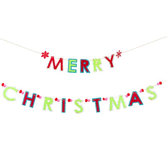 Set creativ Merry Christmas pentru activitati crafts, Fetru, Multicolor