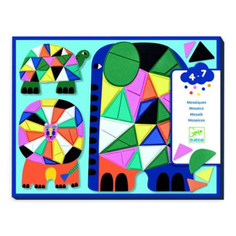 Set creativ mozaic Animale, Djeco - poza 1