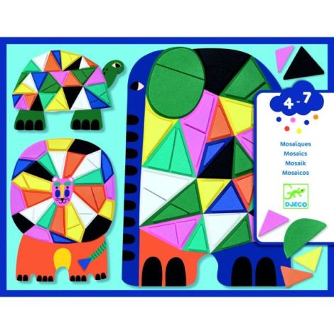 Set creativ mozaic Animale, Djeco - poza 2