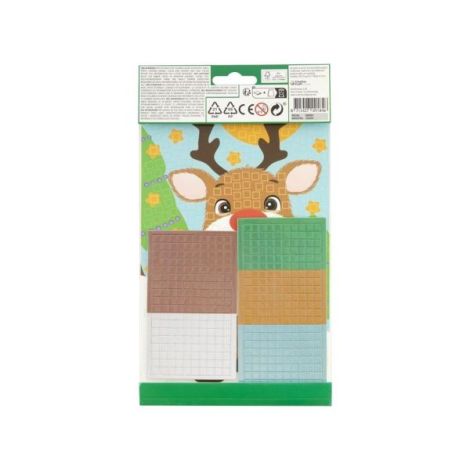 Set creativ, Mozaic cu tematica Craciun, A5, ren - poza 2