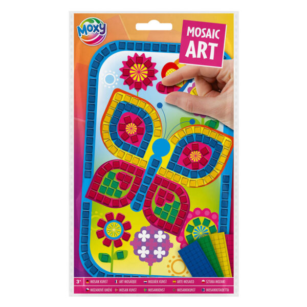 Set creativ, Mozaic din spuma, metalic , A5