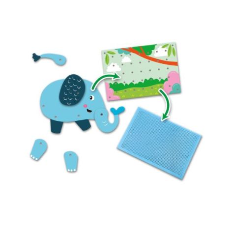 Set creativ mozaic - Puzzle-uri cu animale - poza 3
