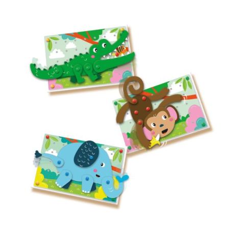 Set creativ mozaic - Puzzle-uri cu animale - poza 4