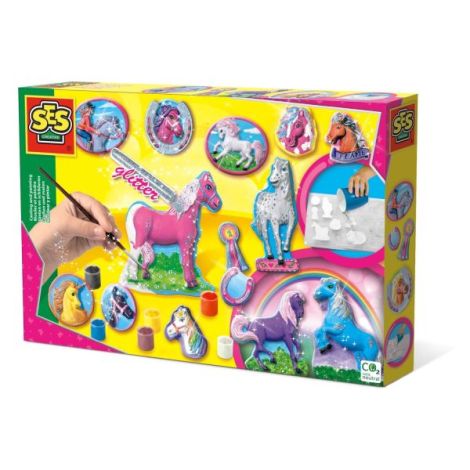 Set creativ mulaj si pictura - Cai fantezie - poza 1