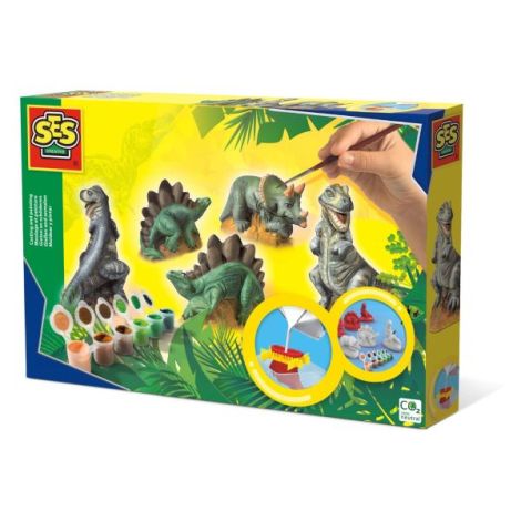 Set creativ mulaj si pictura - Dinozauri - poza 1